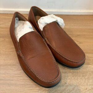 ** Ecco men's leather loafer Brown NWOT Size 41